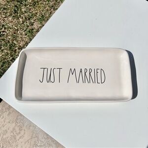 New Rae Dunn Just Married Plate